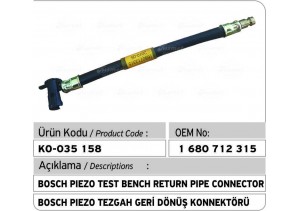 1680712315 Bosch Piezo Tezgah Geri Dönüş Konnektörü